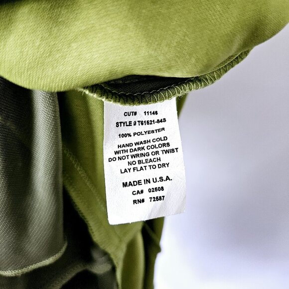 Vtg Mariposa Fairy Midi Dress Size M Green Sheer Layered Y2K Fairycore Whimsical - Picture 7 of 7